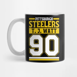 Pittsburgh Steelers T. J. Watt 90 Edition 3 Mug